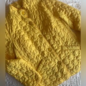 Charter Club Yellow Quilted Blazer